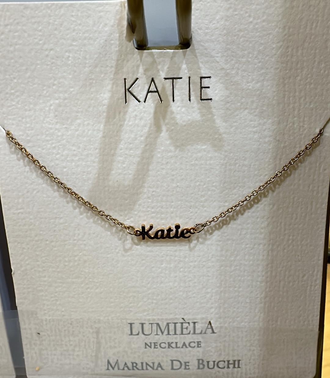 Lumiela Katie Name Necklace