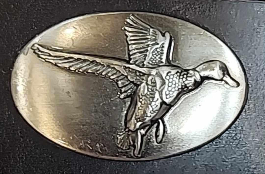 Brown Leather Mallard Belt