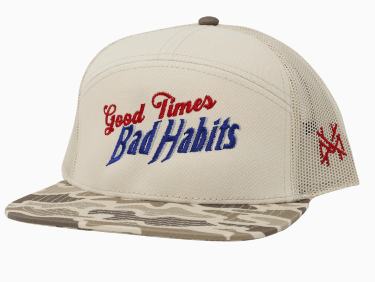 Good Times Bad Habits Trucker Hat