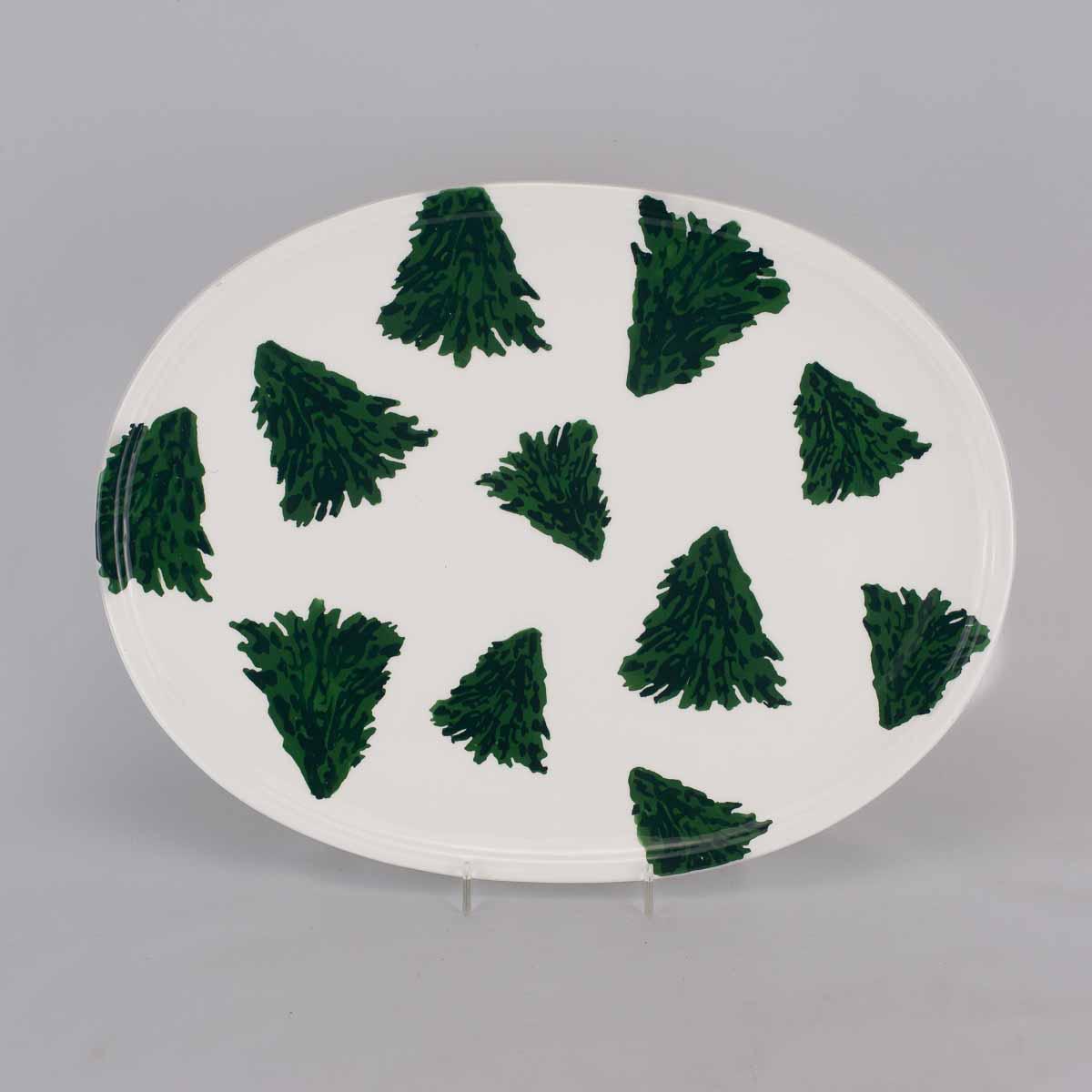 Watercolor Royal Fir Platter