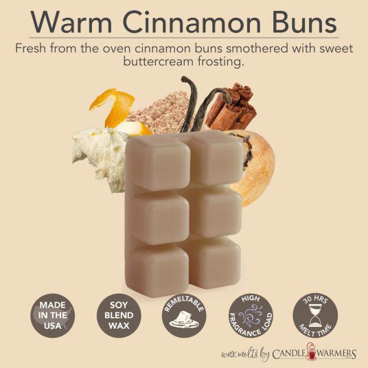 Warm Cinnamon Buns Classic Wax Melts