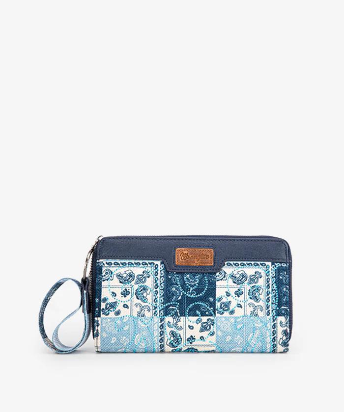 Wrangler Paisley Printed Wristlet