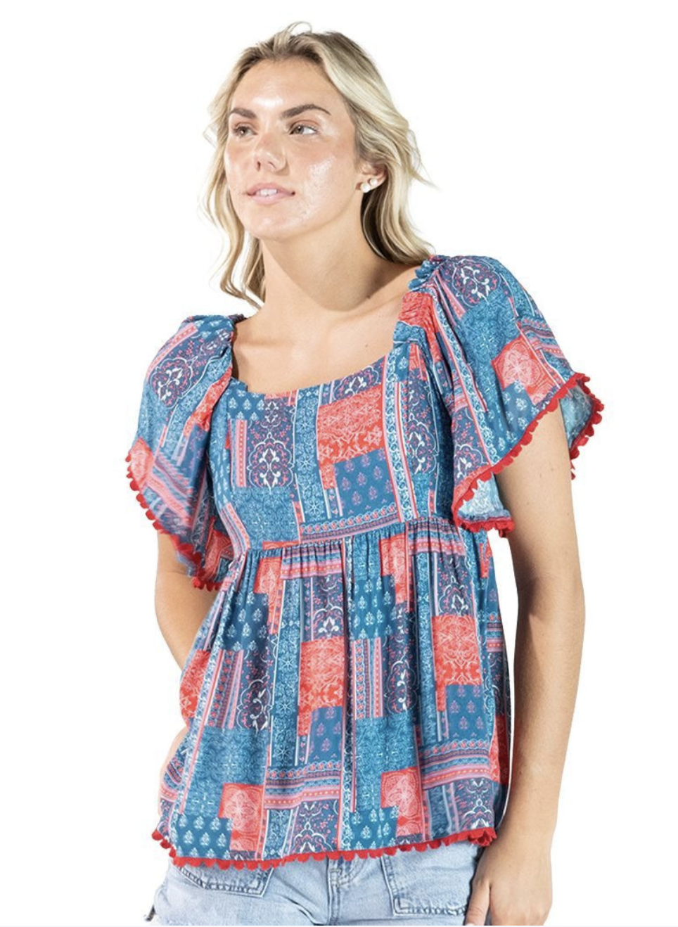 Simply Southern Coastal Patch Top