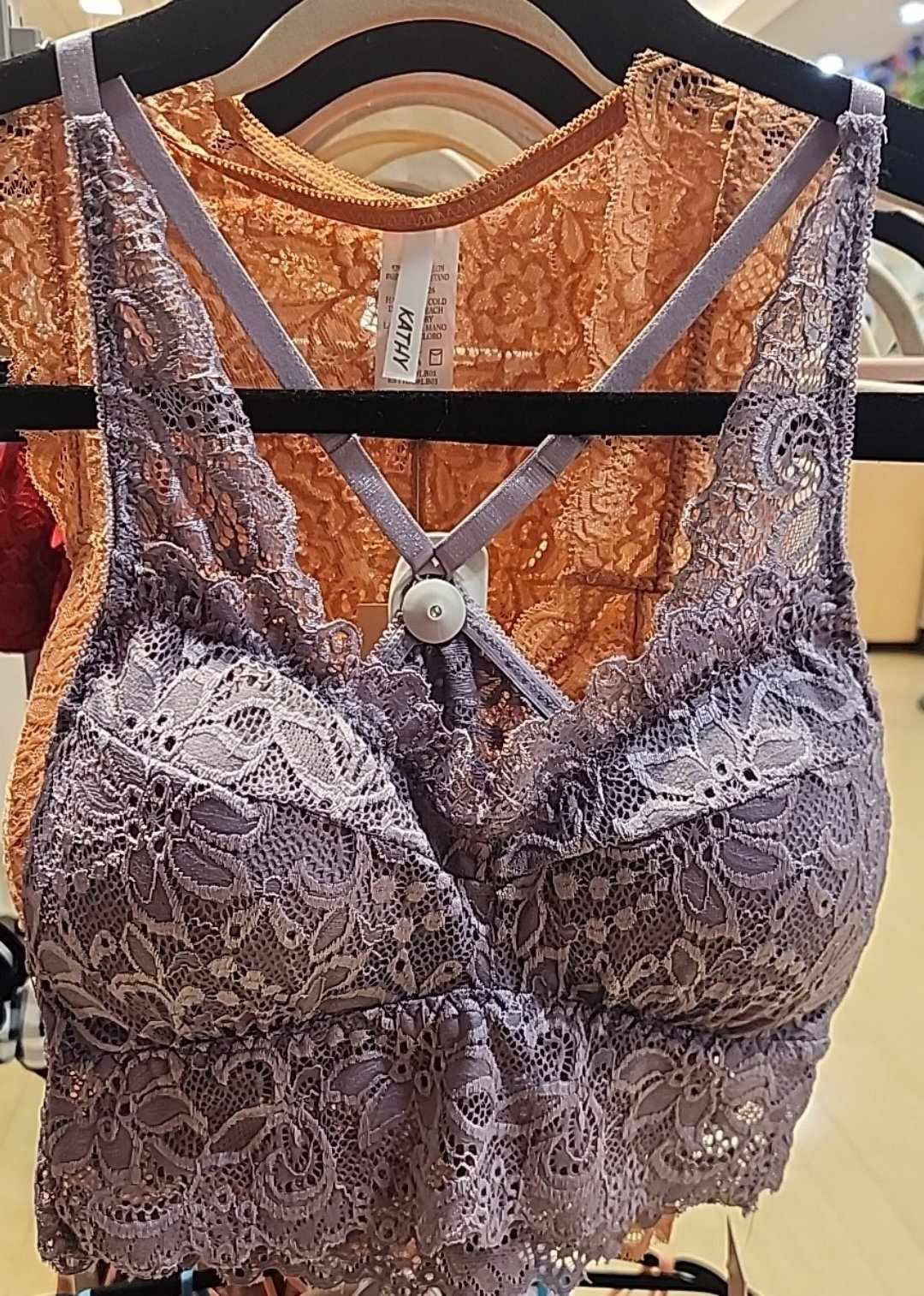 Cross Strap Purple Bralette