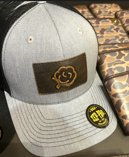 Heather Gray/Black Cotton Hat
