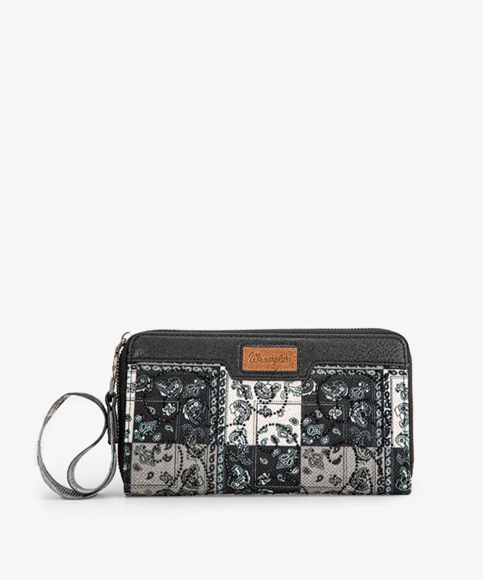 Wrangler Paisley Printed Wristlet