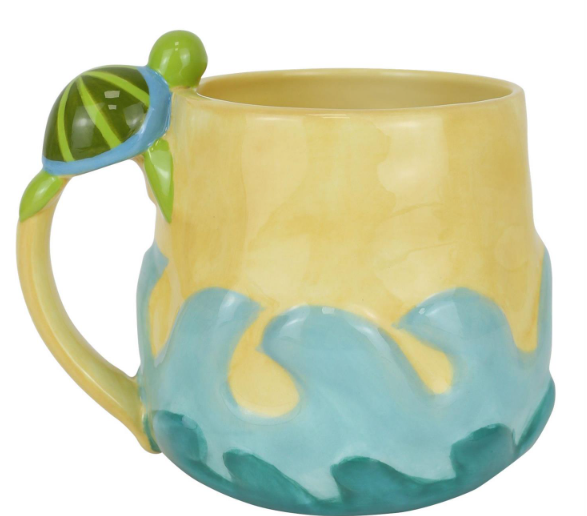 Turtle Sculpted Mug