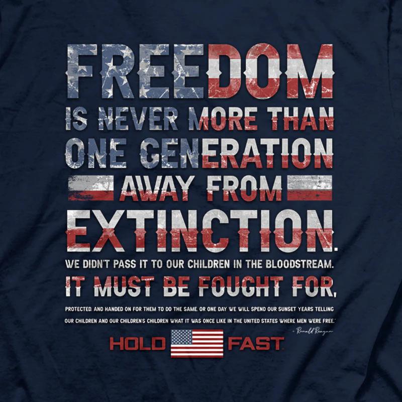 HOLD FAST Men's T-Shirt - Reagan Freedom