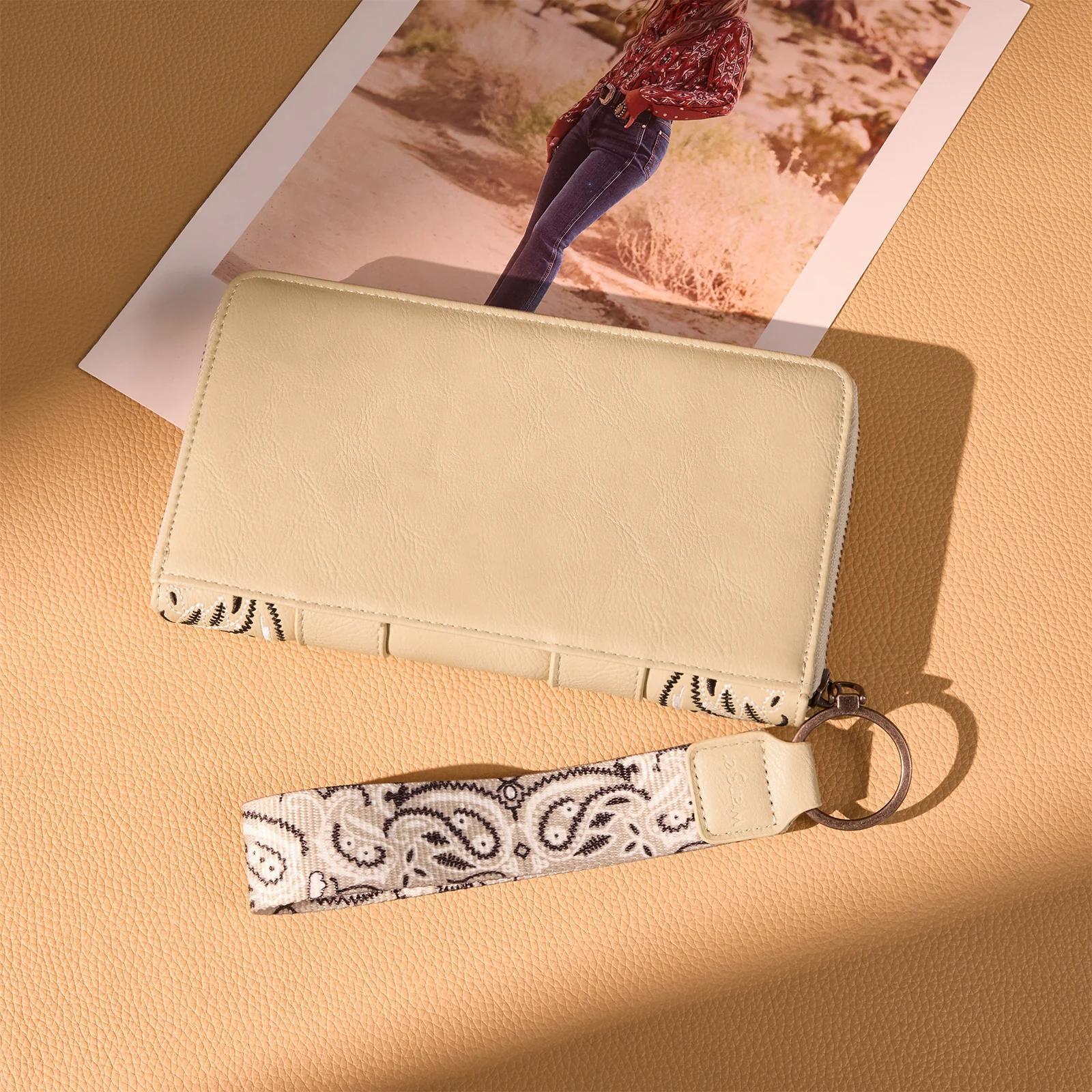 Wrangler Bandana Paisley Print Wallet