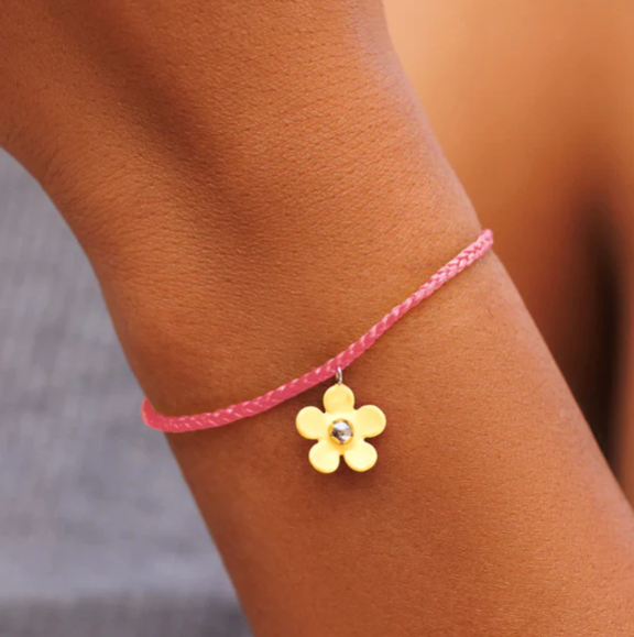 Solstice Enamel Flower Bracelet