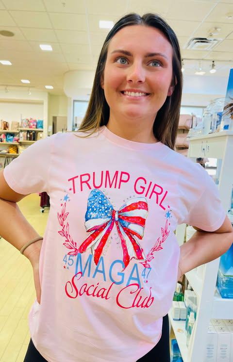 Trump Girl MAGA Social Club Tee
