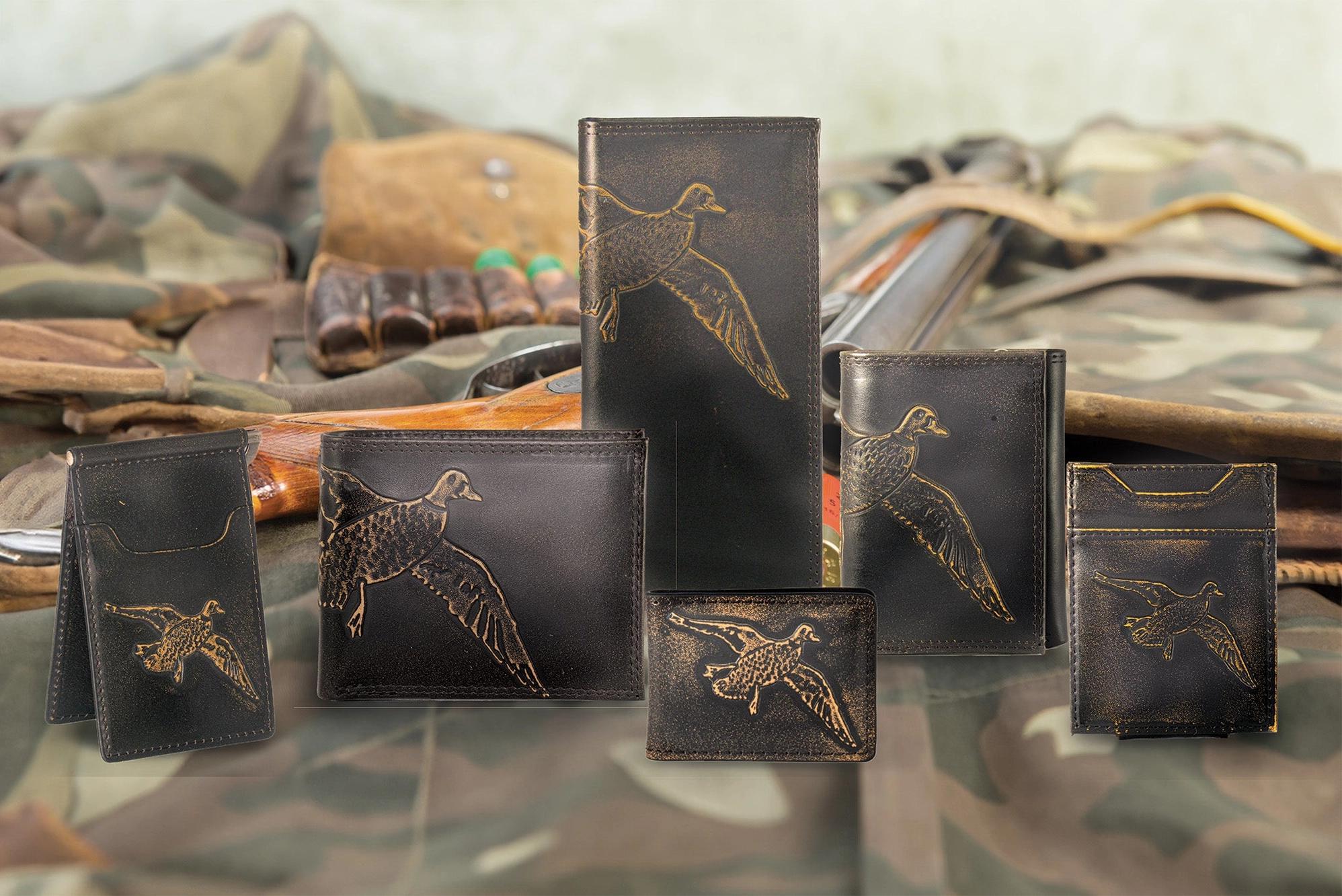 Mallard Burnished Leather Wallets