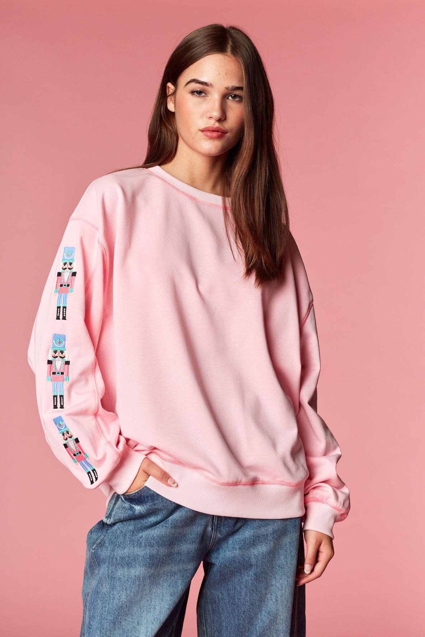 Nutcracker Sleeves Pullover w/ Rainbow Sleeves