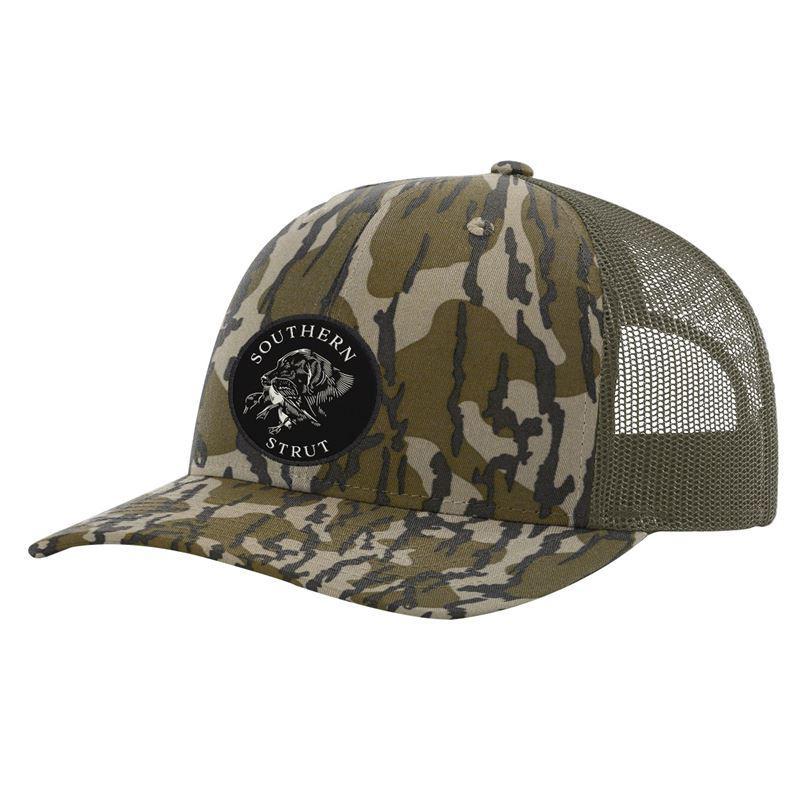 Hunting Dog Black Patch Trucker Hat