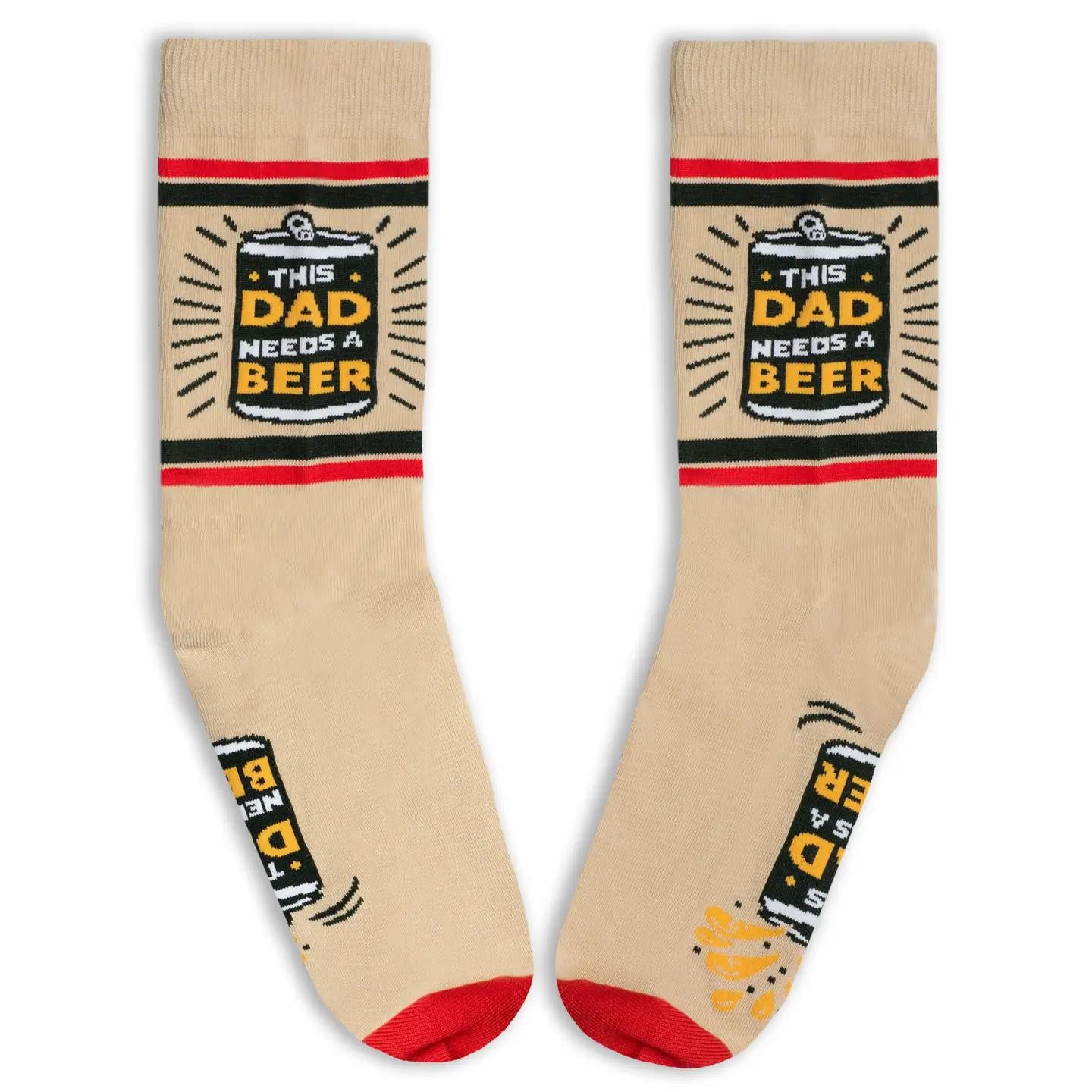 This Dad Needs A Beer Socks
