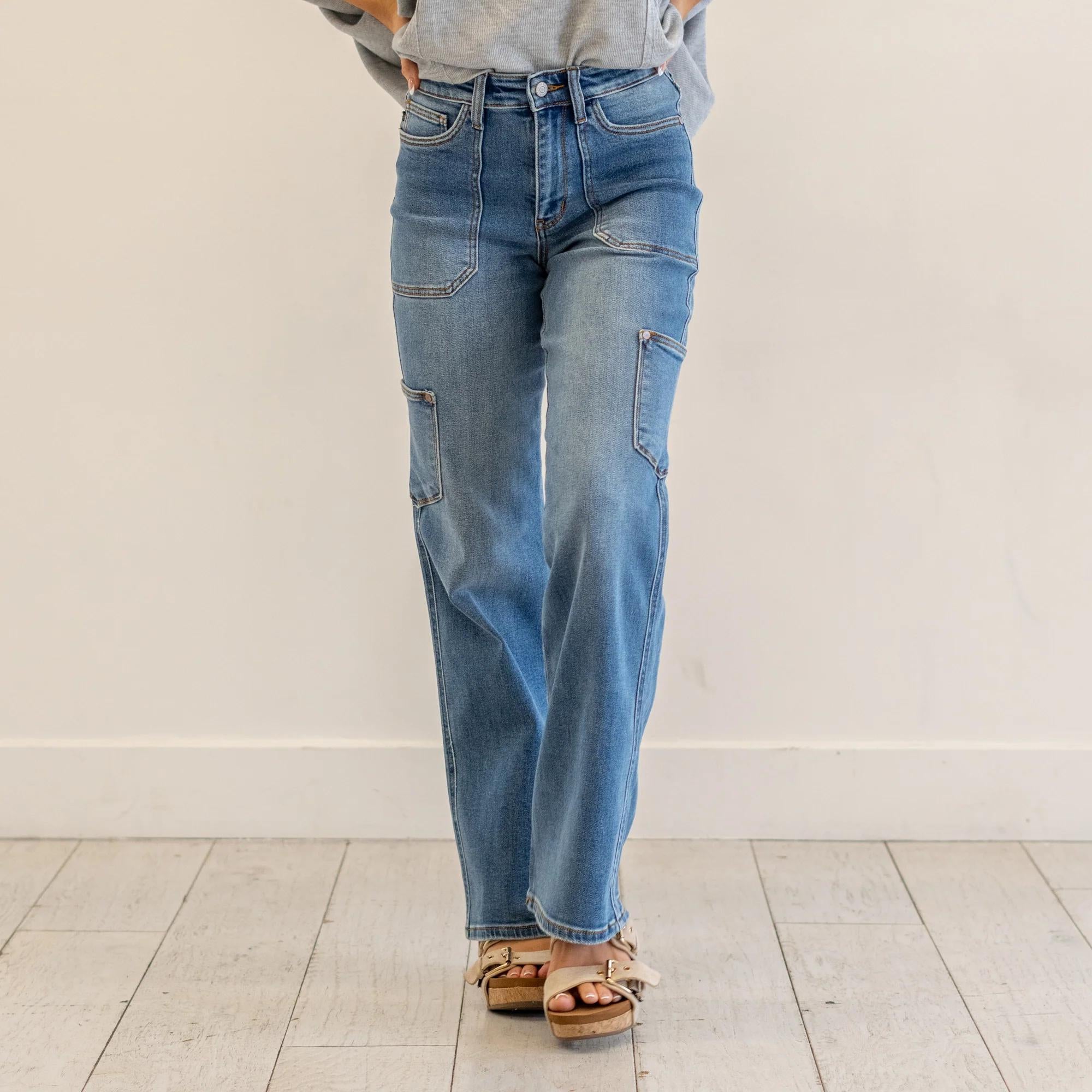 Judy Blue HW 90's Straight Jeans
