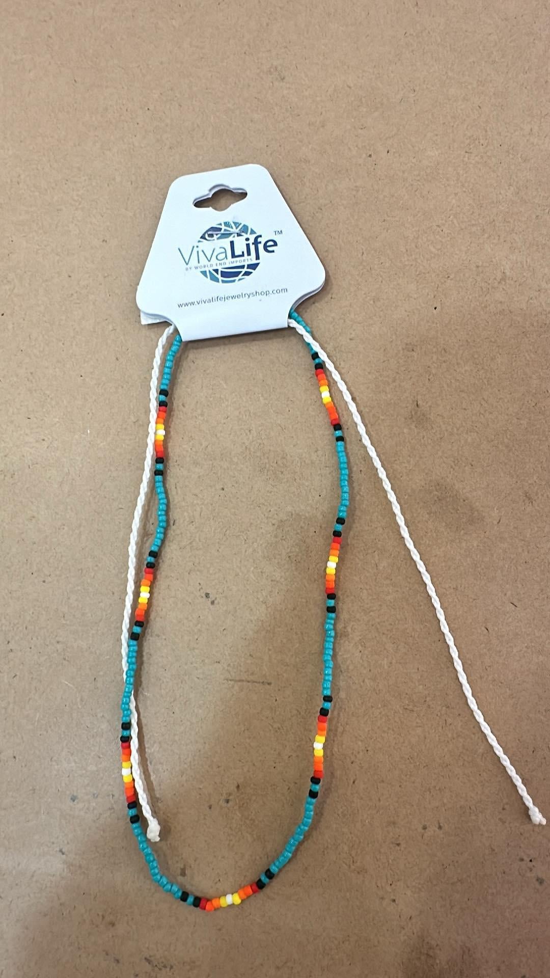 Sunset Seed Bead Necklace