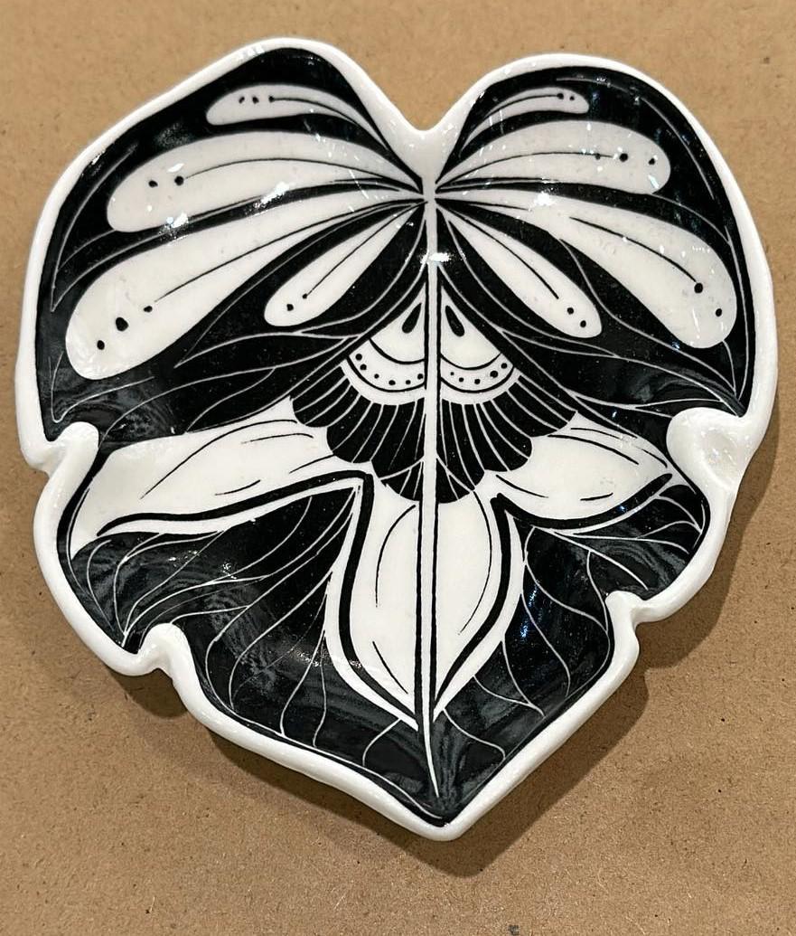 Monstera Leaf Trinket Dish