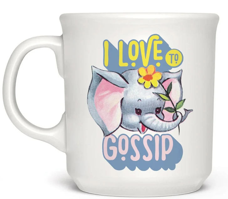 "I LOVE TO GOSSIP" MUG
