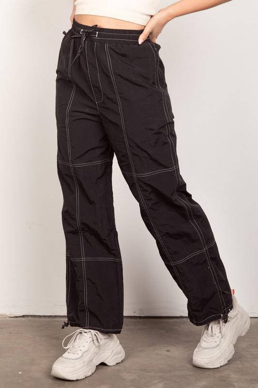 Black Parachute Joggers