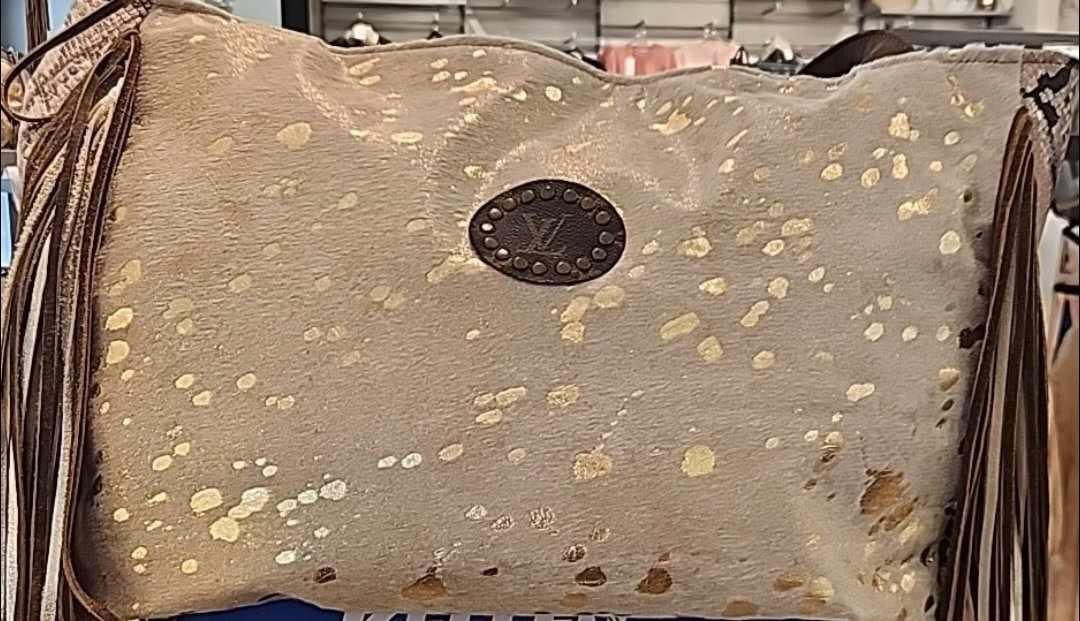 Stella Fringe Upcycled LV Purse