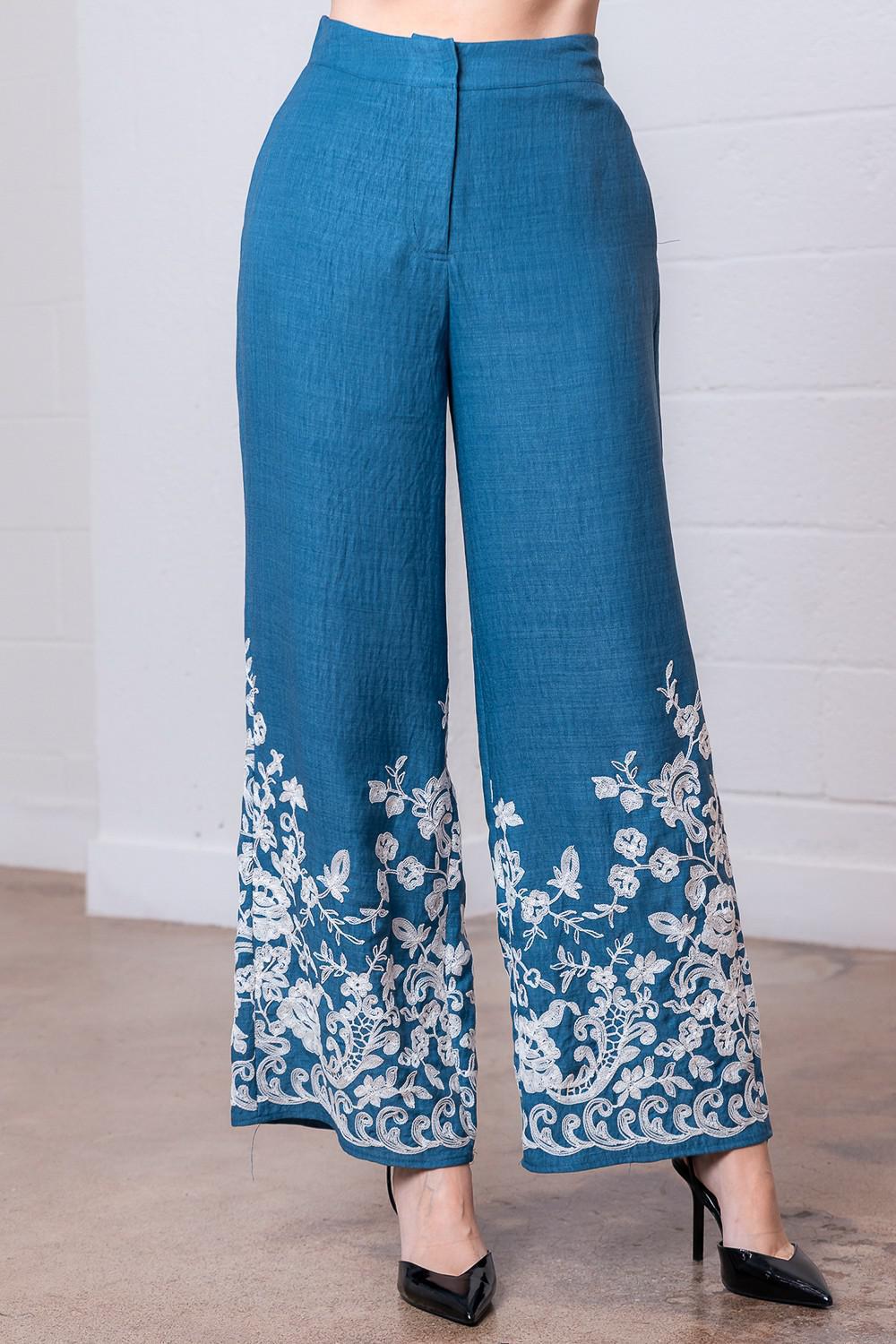 Boarder Embo Western Pants