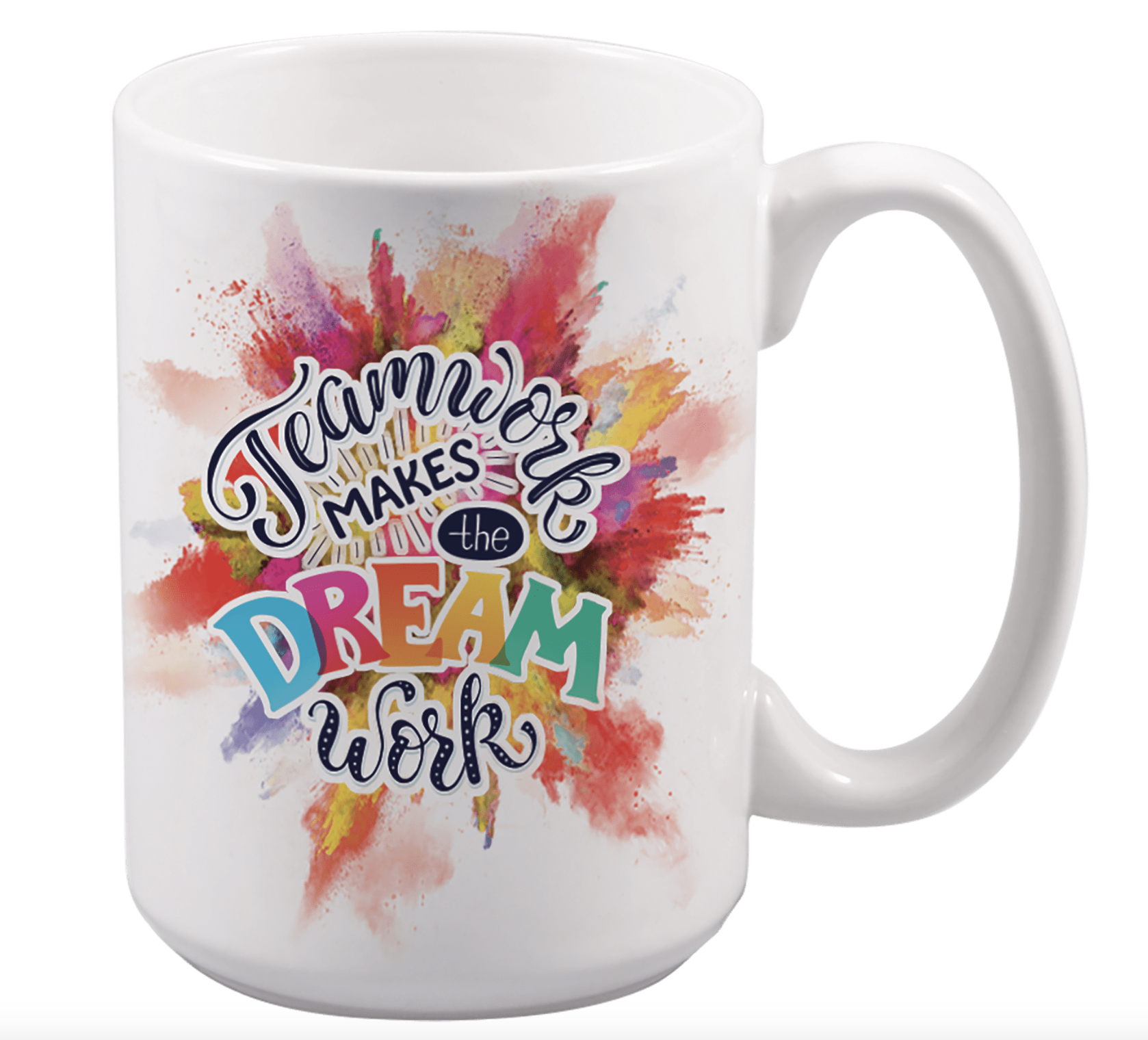 15 oz. White Customizable Ceramic Mug