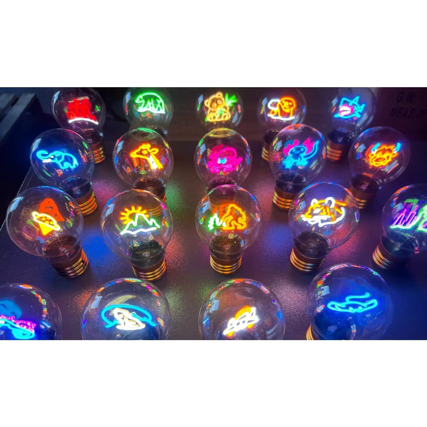 Neon Lightbulbs