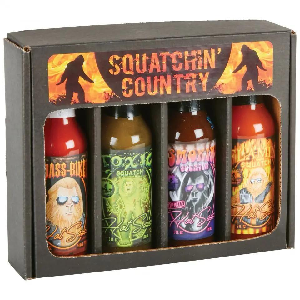 Squatchin' Country Hot Sauce 4PK Gift Set