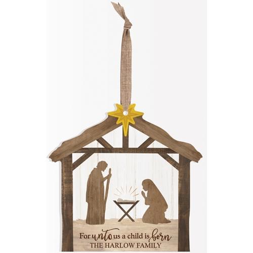 Hanging Nativity Scene
