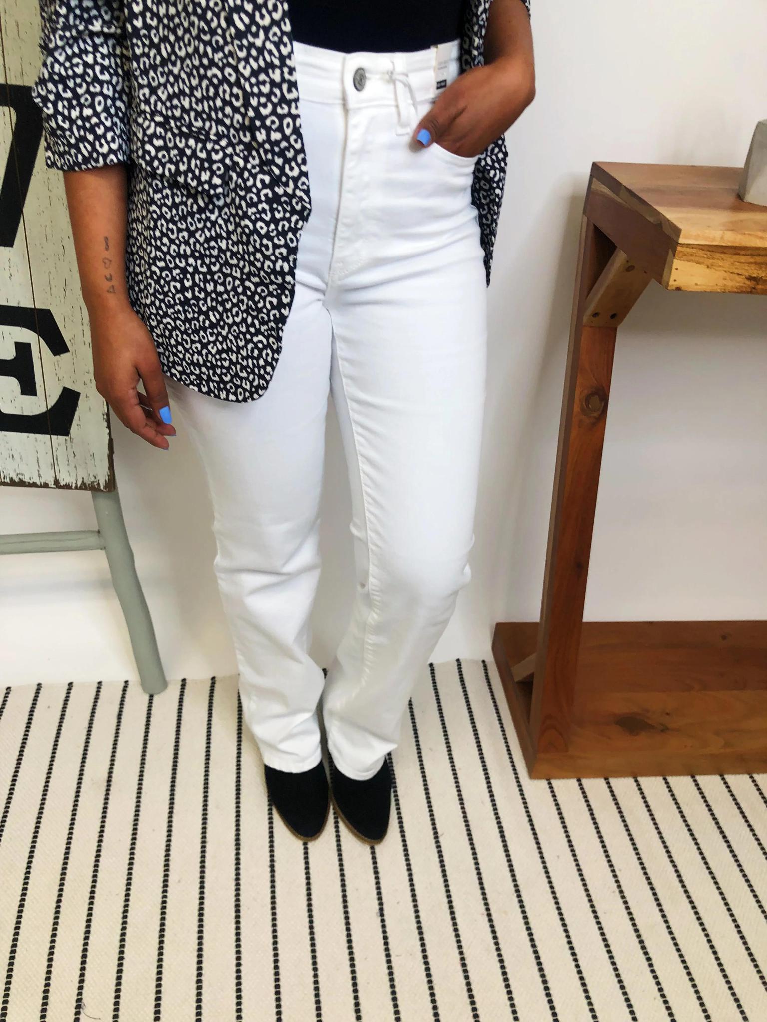 Judy Blue White Boot Cut Jeans