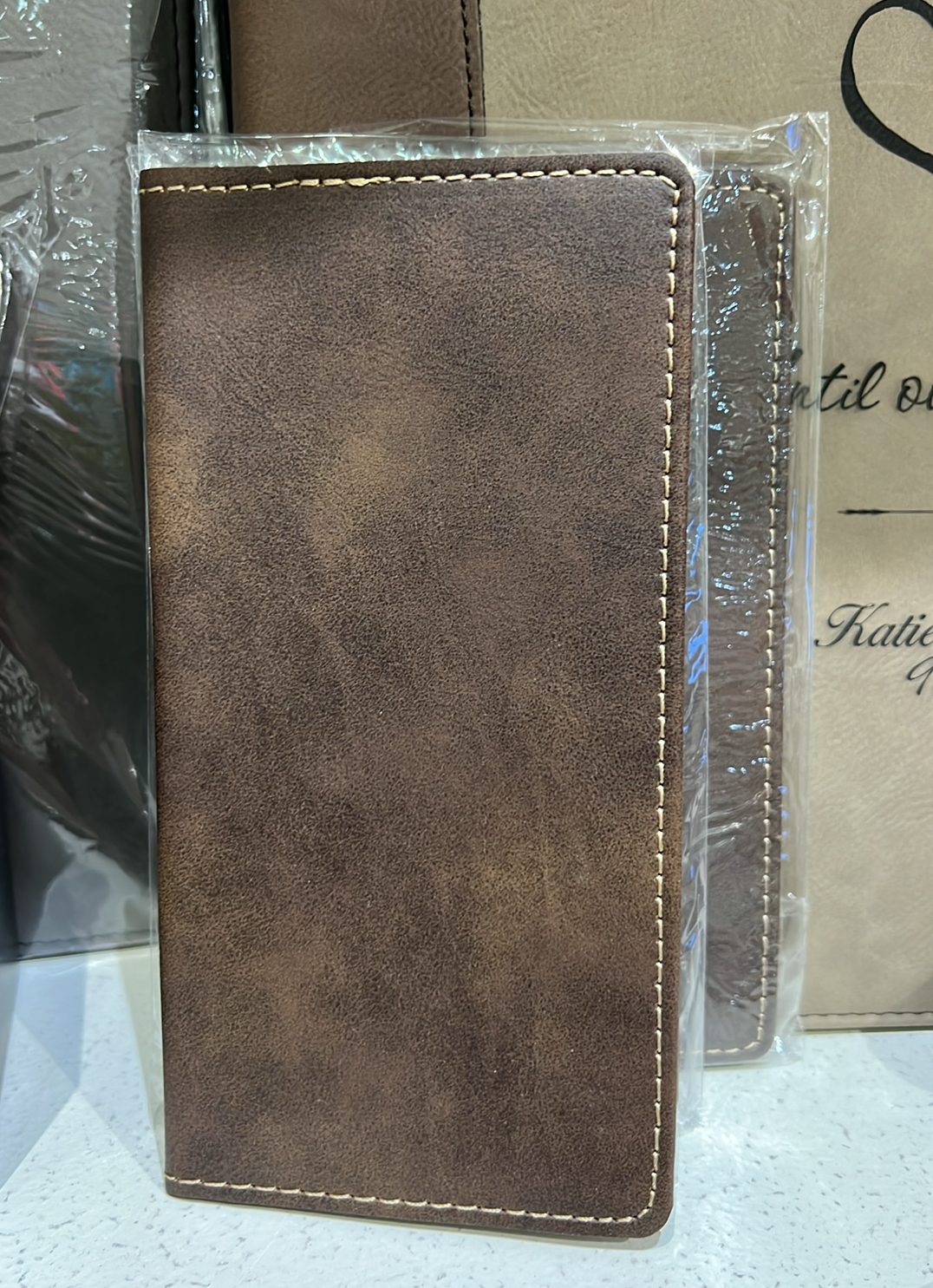 Leather Checkbook Cover