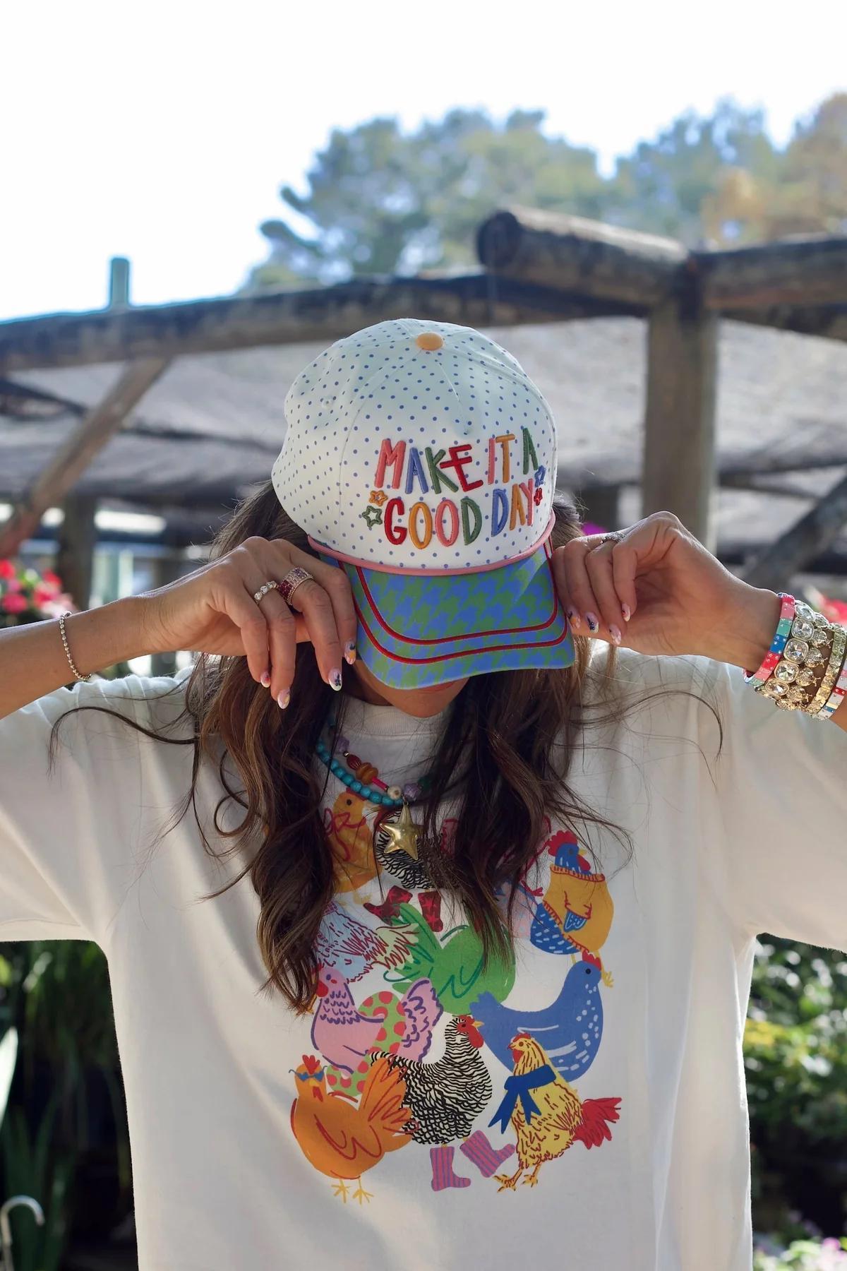 Make It a Good Day Dotty Hat