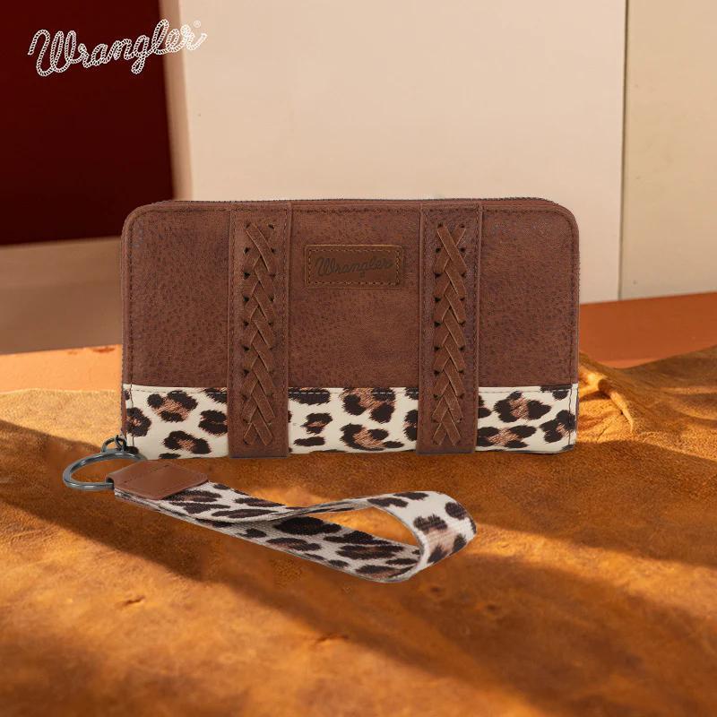 Wrangler Leopard Print Wallet