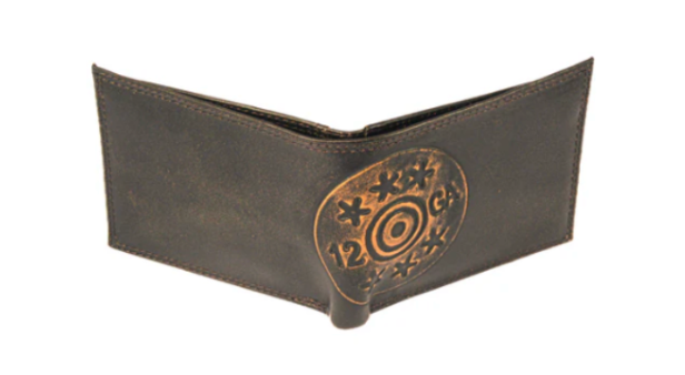 Burnished Antique Brown Passcase Bifold Wallet