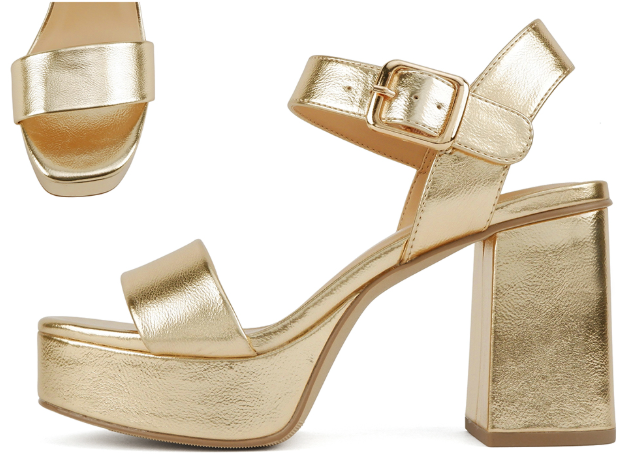 Macey Gold Heels
