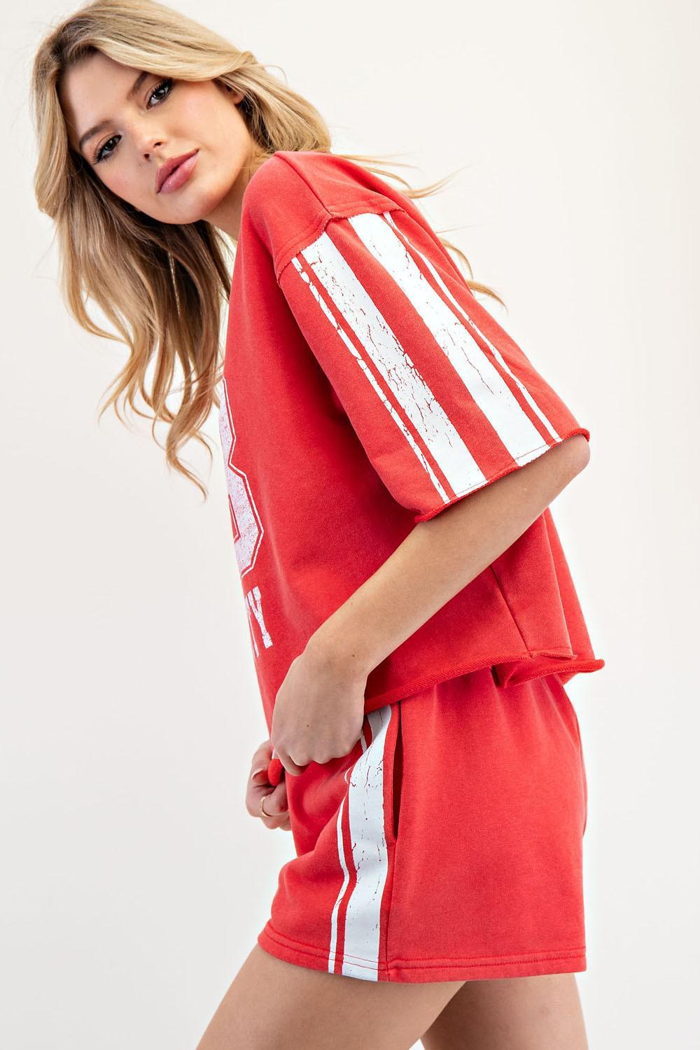 Mineral Washed 98 Varsity Top