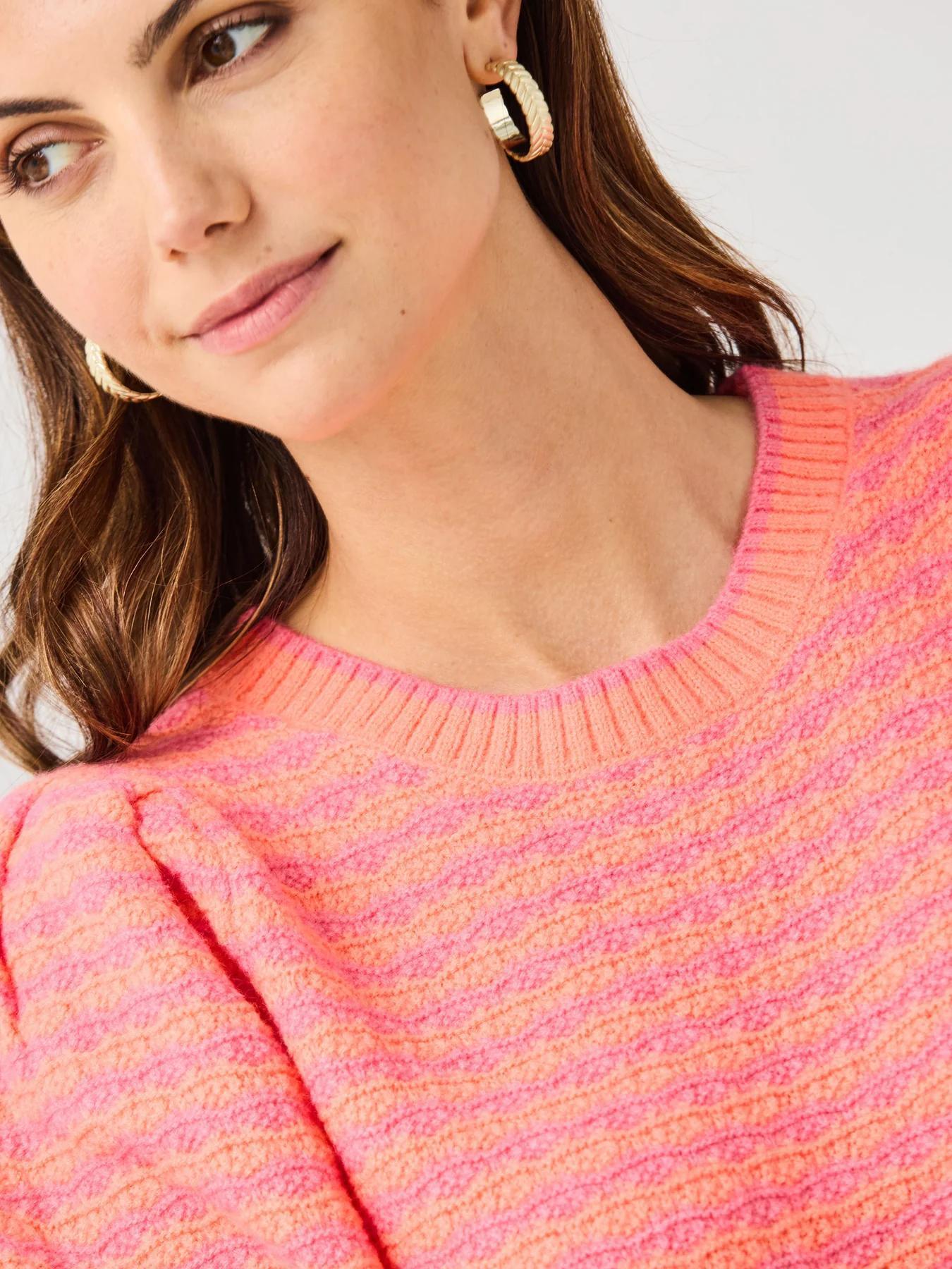 Abigail Sweater | Coral Pink