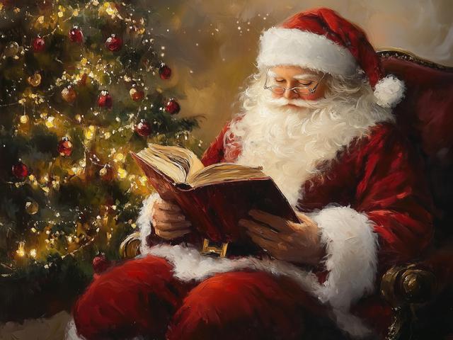 Santa Story 12x16 Box Frame