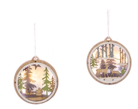 Lighted Round Ornament