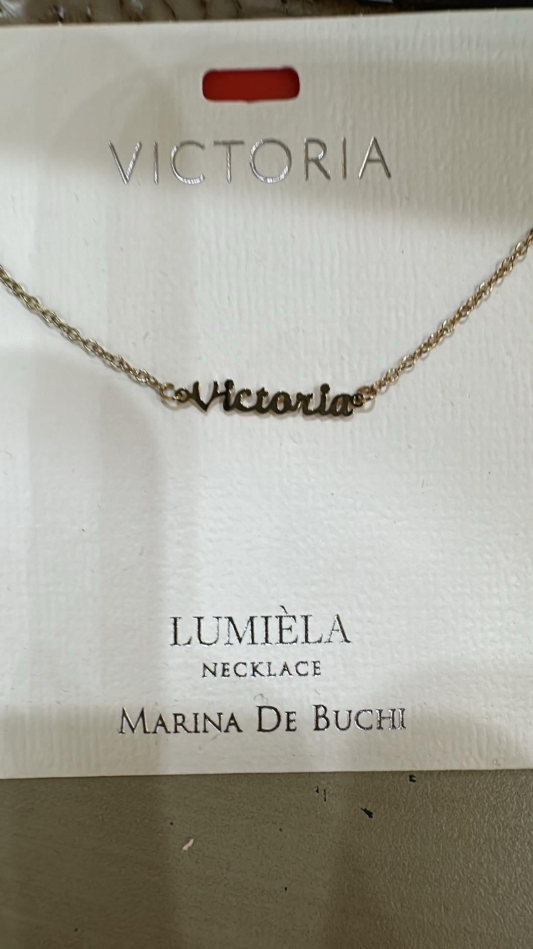 Lumiela Victoria Name Necklace