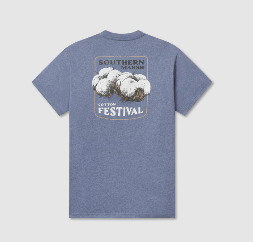 Cotton Festival Tee Washed Slate