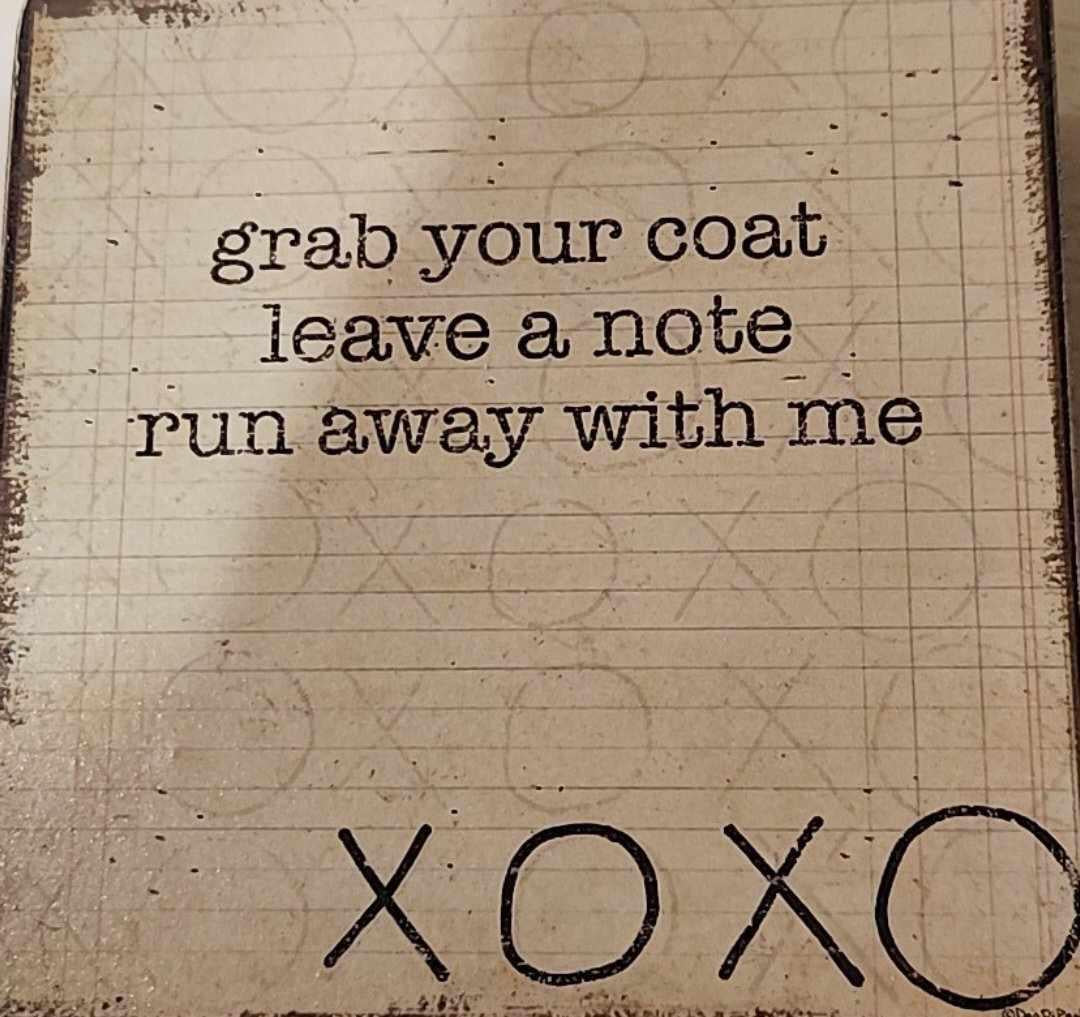 Run Away Box Sign
