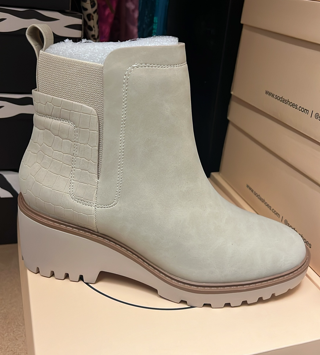 Stone Croc Boots