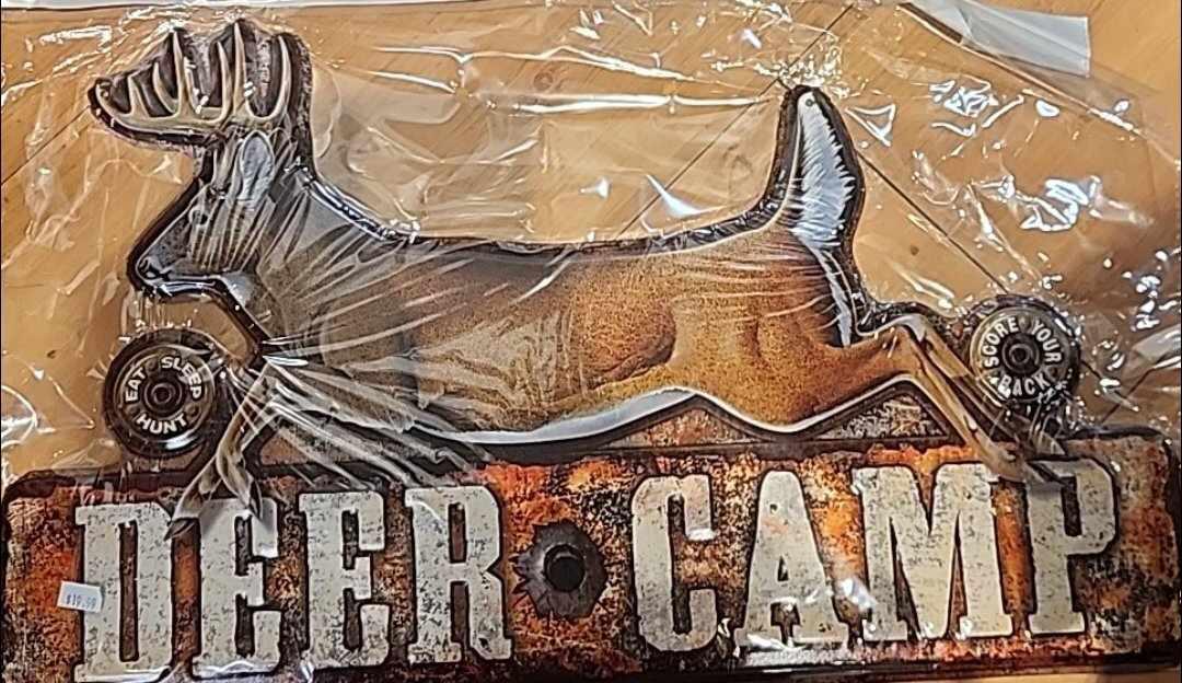 Deer Camp Cut Out Sign
