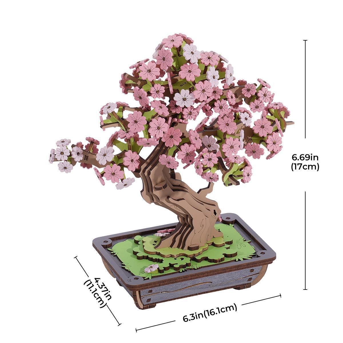 Rolife 3D Puzzle Creation Set - Sakura Bonsai