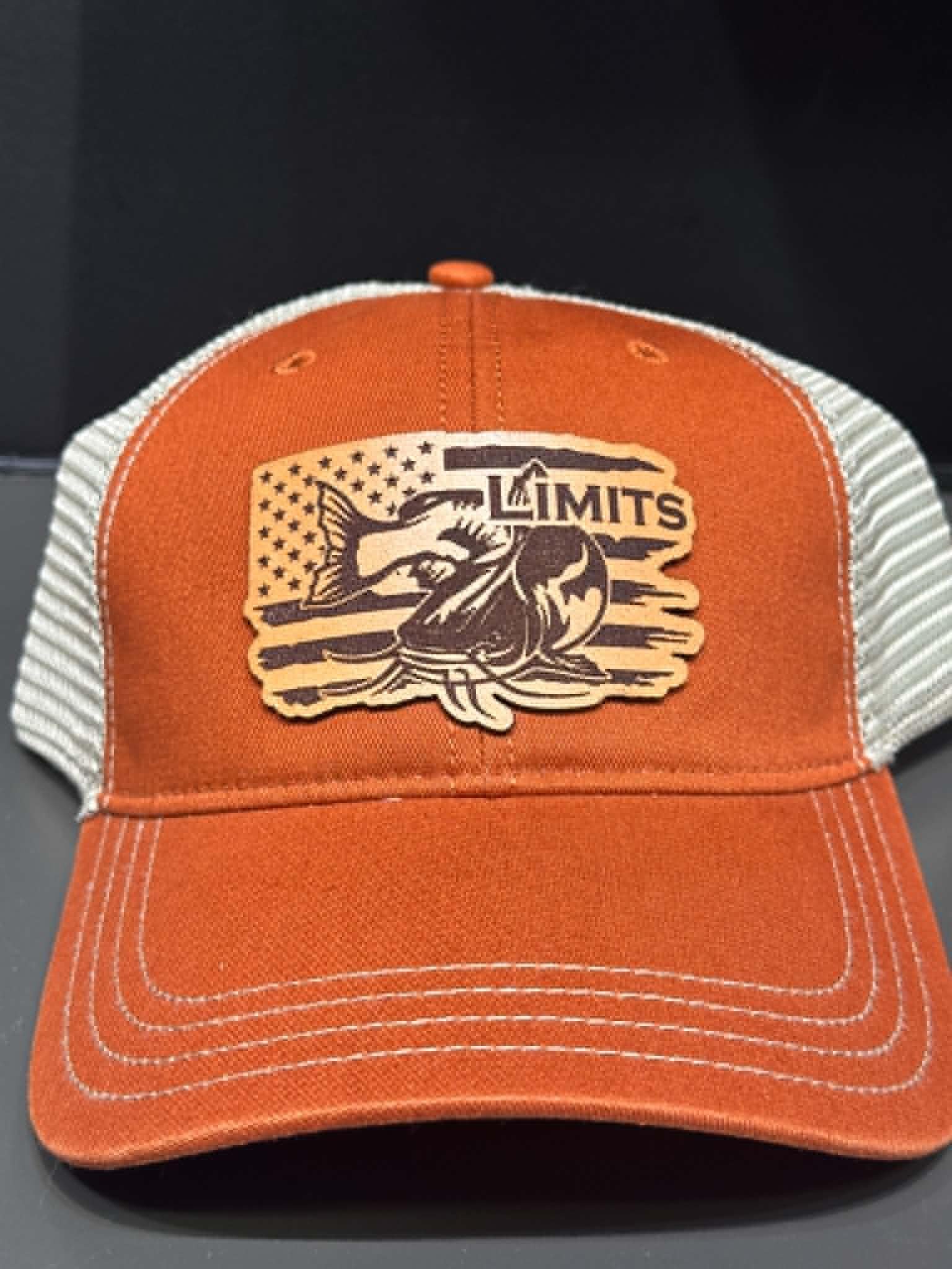 Catfish Flag Hat - Orange/Tan