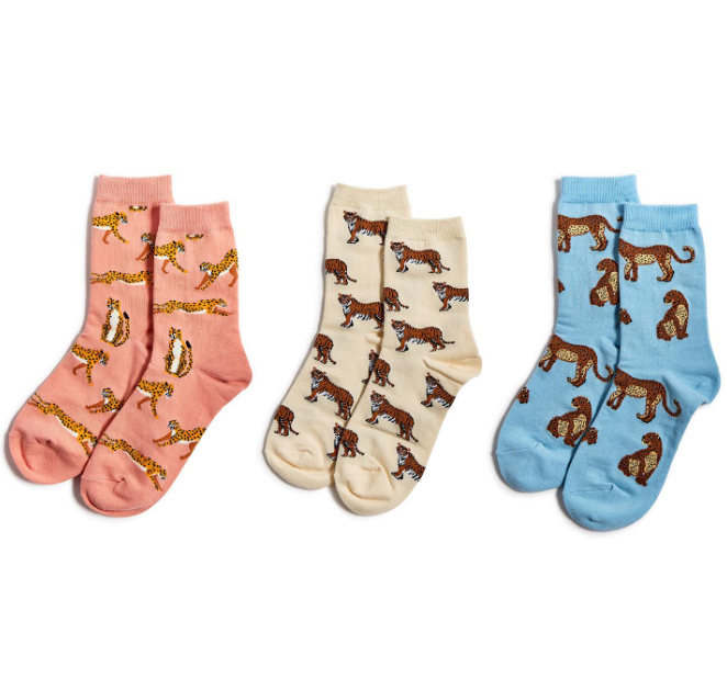Wild About You Designed Socks