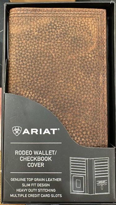 Ariat Rowdy Rodeo Wallet/Checkbook Cover