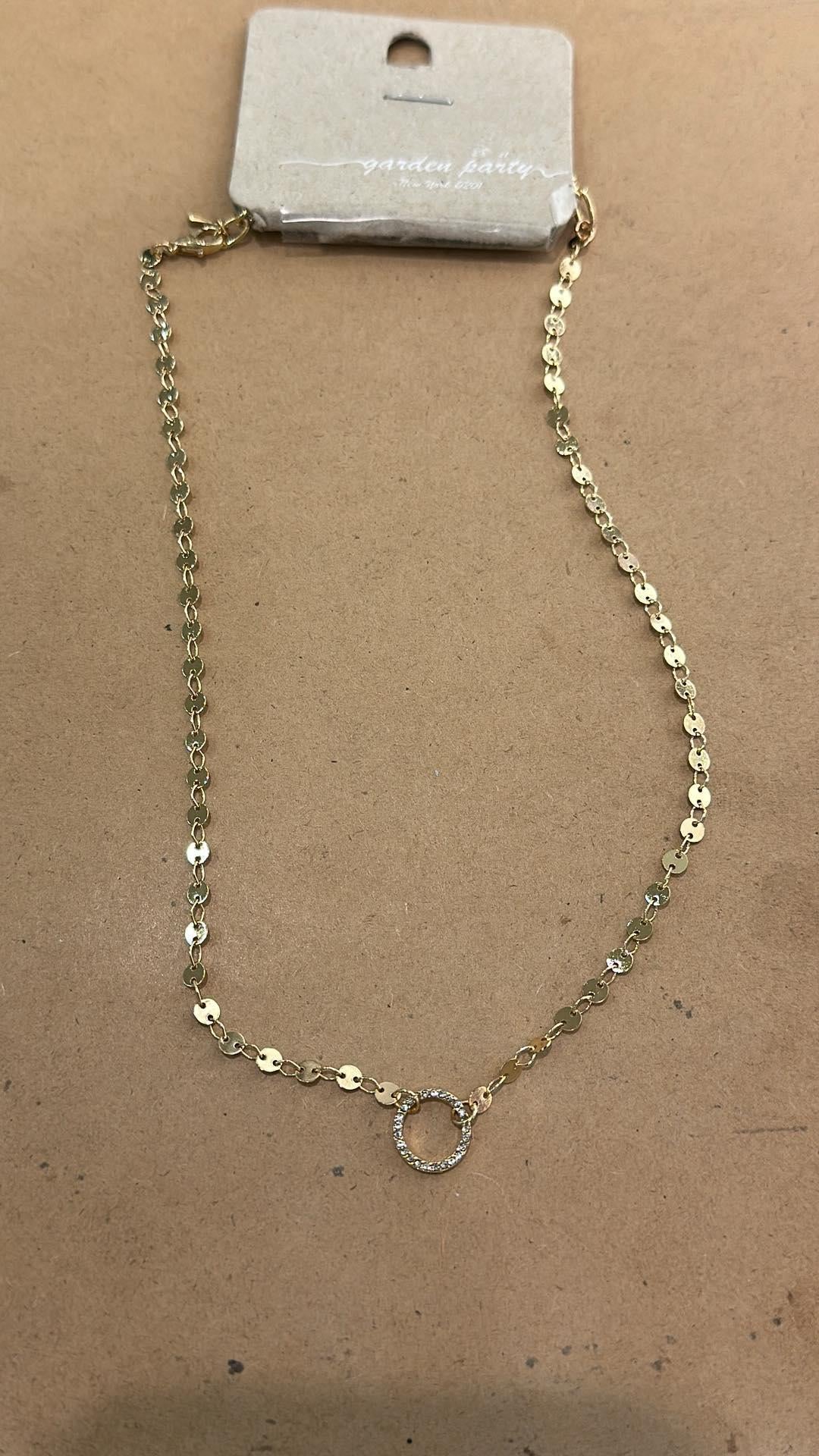 Dainty Open Circle Necklace